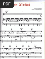 Download Colors of the Wind Piano Solo Sheet Music Pocahontas by SlowPokemon SN61862596 doc pdf