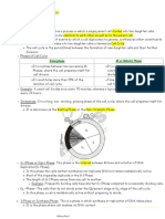 Cell Cycle and Cell Division - Notes