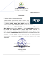 Carta Ministerio Publico