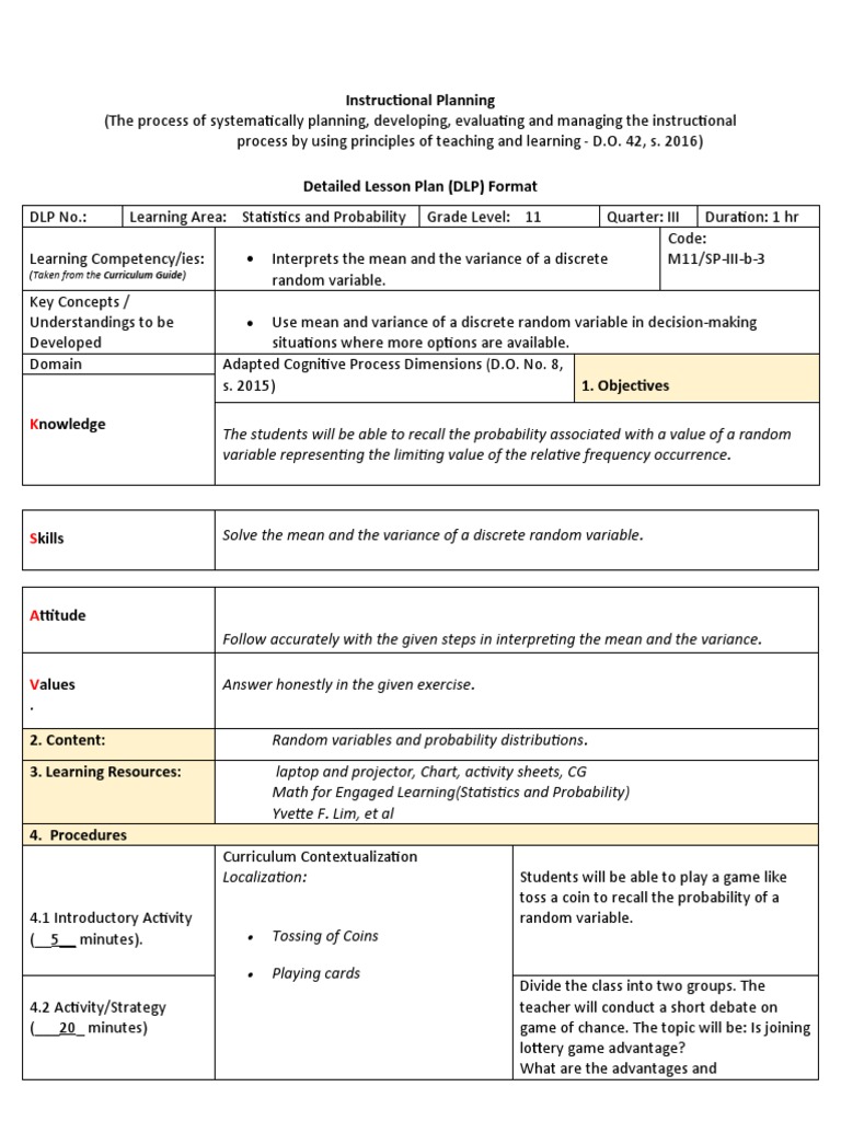 Dlp statistics pdf probability distribution learning