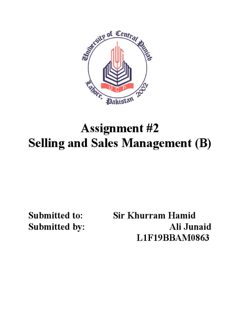 Assignment Sales PDF
