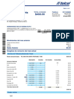 Estado de Cuenta $455.00: Movimientos Del Mes Anterior Total