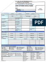 Senior Citizen Data Form