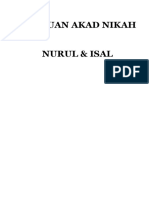 Panduan Akad Nikah Nurul Isal 25 Jan 2023