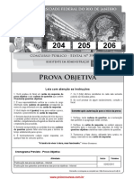 Prova UFRJ 2015 - Assistente Adm