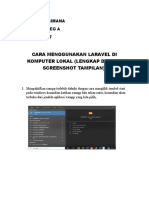 Perbaikan UAS PEM. WEB 3 (Cara Menggunakan Laravel Di Komputer Lokal)