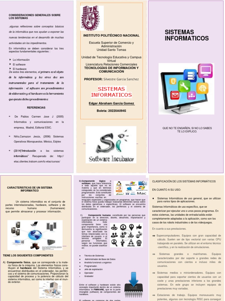 Sistemas-Informaticos EAGG | PDF | Informática | Hardware de la computadora