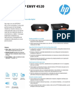 F0V63B Impresora Multifuncion HP Envy 4520