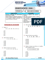 Razonamiento matemático - sucesiones y analogías