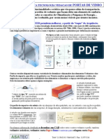 Alta Tecnologia em Vedacao de PORTAS de VIDRO