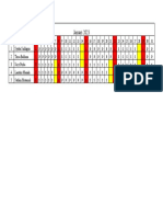 Jadwal Dinas Januari