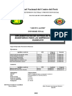 Informe Final de Proyección Social