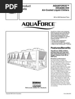 Aquaforce 30XA080-500 Air Cooled Chillers