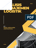 Analisis Manajemen Logistik