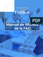 Manual de RECALL de La FAO.: Compartido Por