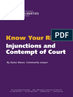 Injunctions and Contempt of Court Guide 1 2