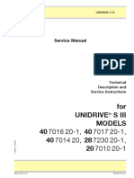 Storz Unidrive S III Surgery Motor Drive - Service Manual
