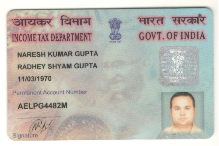 Naresh Ji PAN Card PDF