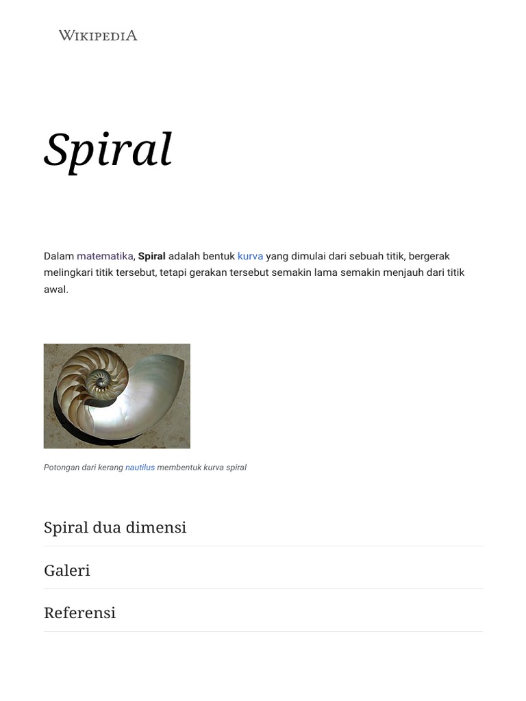 Spiral: The Bonds of Reasons - Wikipedia bahasa Indonesia, ensiklopedia  bebas