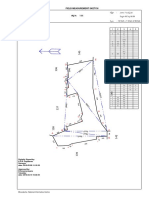 Field Measurement Sketch: 1/2 Inch 1 Chain of 66 Feet