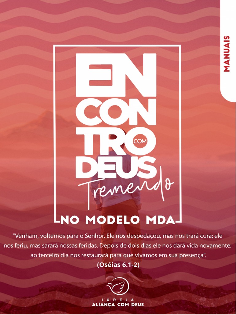 Manual Encontro Com Deus Tremendo No Modelo MDA AP | PDF | Jesus | Pecado