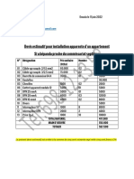 Devis Estimatif 2