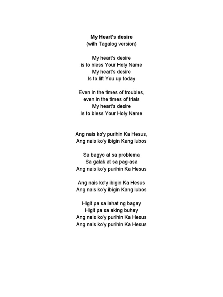 My Heart's Desire PDF