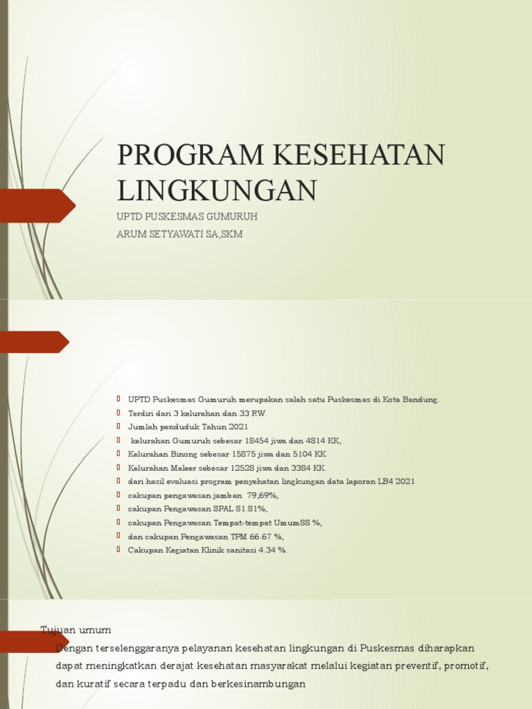 Kesling | PDF | Kesehatan Holistik