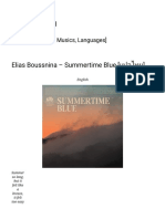 Elias Boussnina - Summertime Blue (แปลไทย)