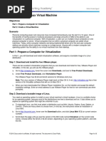 2.2.4.7 Lab - Install A Linux Virtual Machine