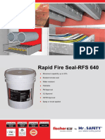 Fischer Rapid Fire Seal RFS 640 For Facade - Curtain Wall