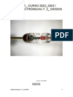 MAT.1 - CURSO 2022 - 2023 / 1426 - Electrónicau.T. 2 - Diodos: Indice