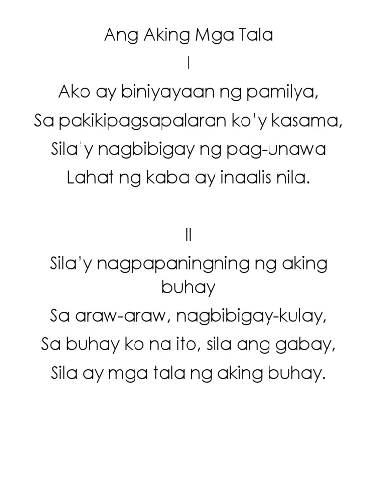 Ang Aking Mga Tala | PDF