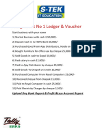 Ledger & Voucher Assignment - Start Business Records