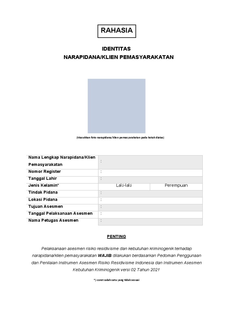Instrumen Asesmen RRI v02 | PDF | Pengembangan Diri