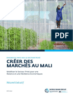 CPSD Mali Summary FR Selon World Bank