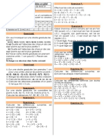 Nombres Relatifs Presentation Et Comparaison Exercices Non Corriges 1 Ma