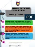 Soal Latihan Statistika, Data & Pengukuran