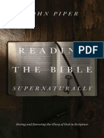 Lire la Bible de manière surnaturelle - John Piper (1)