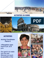 Ef Rome Activies Info