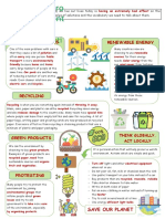 Environmental Solutions Reading Comprehension Exercises 142013