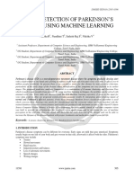 Early Detection of Parkinson S Disease Using Machine Learning 11591