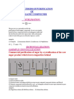 Sublimation:: Methods of Purification OF Organic Compounds