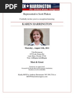 Karen Harrington Invite