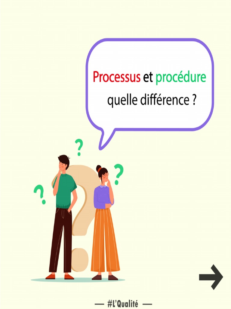 Processus et procédure différence