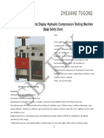 Zhejiang Tugong: STYE-2000/1000 Digital Display Hydraulic Compression Testing Machine (Equip Safety Door)
