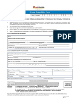 PNB Claim Forms