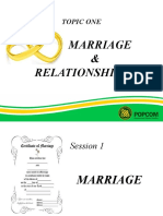 Topic 1 - Marriage and Relationship - Sessions 1-5 (Ms. Maria Velen Joven)
