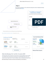 Difference Between NPS Account Tier 1 vs. Tier 2