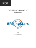 GROWTH MINDSET Self Assessment Rising Stars